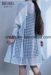 вязание крючком, кардиган, схема, для женщин, летний, ажурный