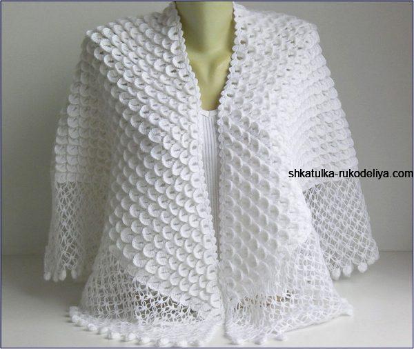 Подборка шалей спицами – 37 схем с описанием вязания