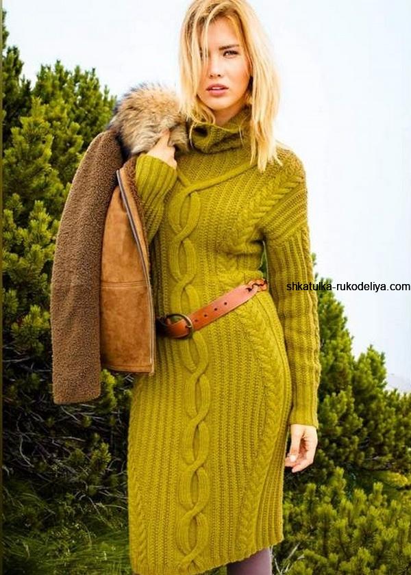 Платье-свитер – стильно и практично