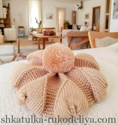 В'язання дитячих шапок спицями