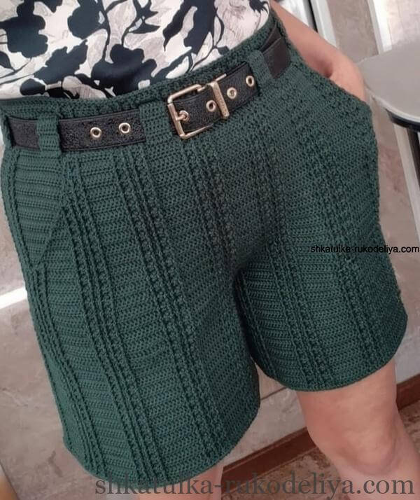 Схема ажурних шортів гачком