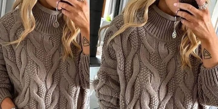Сучасний светр гачком