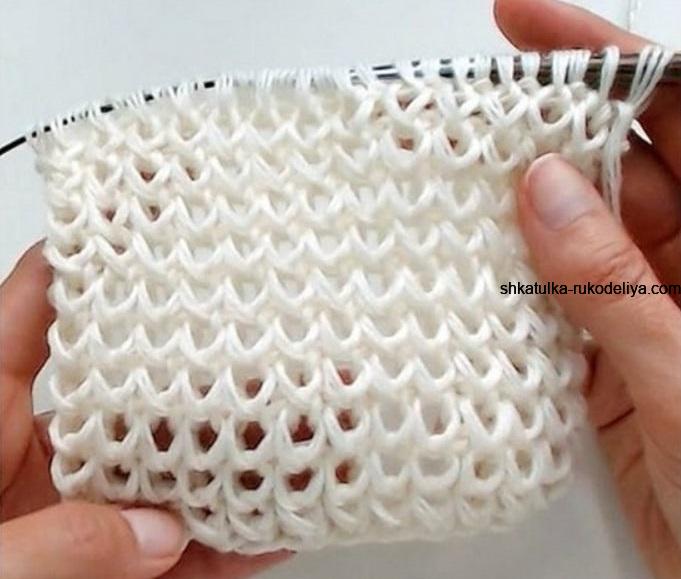 3d вiзерунок сіточка спицями
