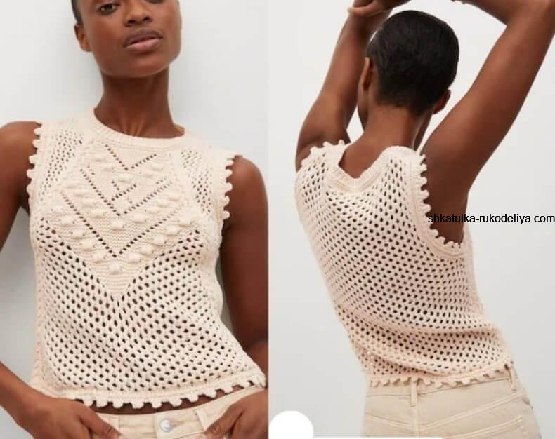 Cómo tejer un top con agujas de tejer de forma rápida y sencilla