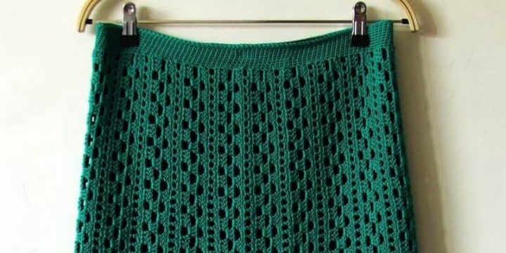 Летняя юбка крючком