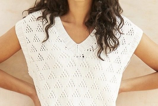 Жилетка спицами