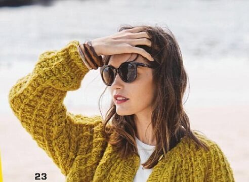 Связать жакет на пуговицах спицами