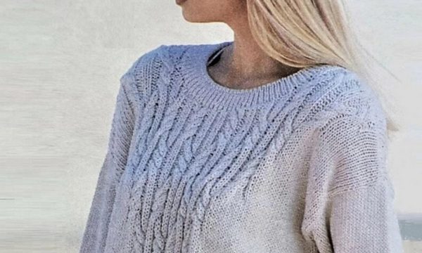 Джемпер спицами