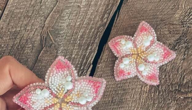 Броши из бисера своими руками