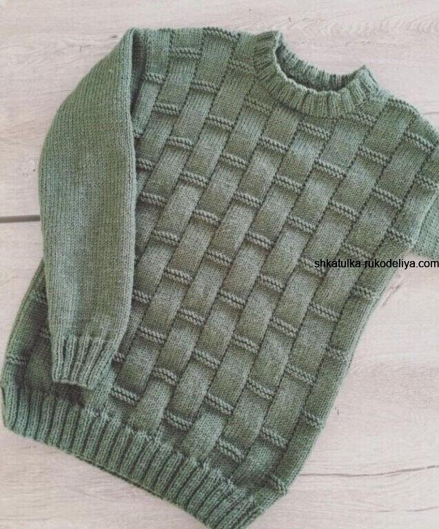 как связать мужской свитер 48 размер | Дзен