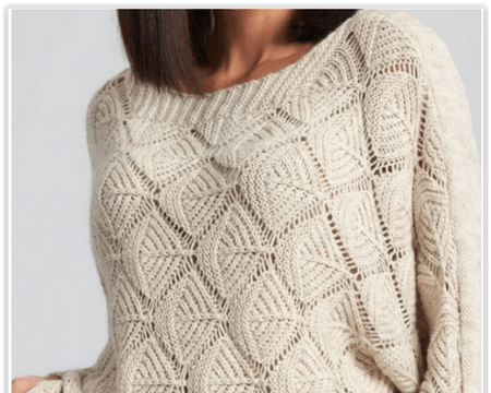 Простой узор спицами