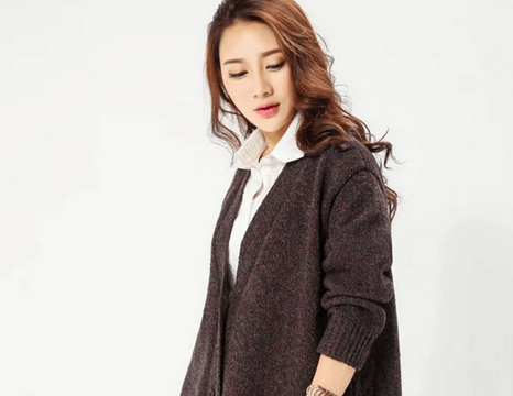 Кардиган свободного силуэта