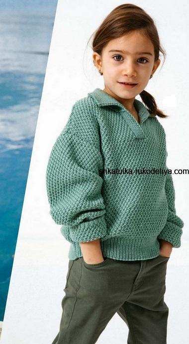 Пуловер, жакет и свитер спицами или крючком – схемы вязания и описание
