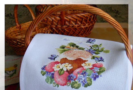 пасхальний рушничок хрестиком
