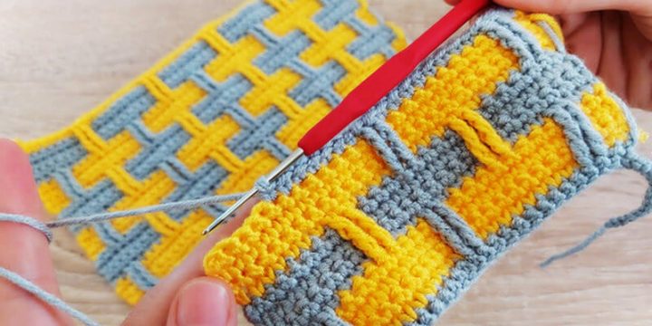 Двоколірні візерунки спицями
