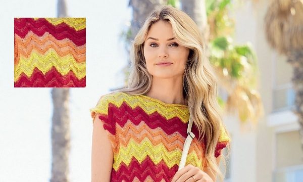 жіноча в'язана спицями сукня