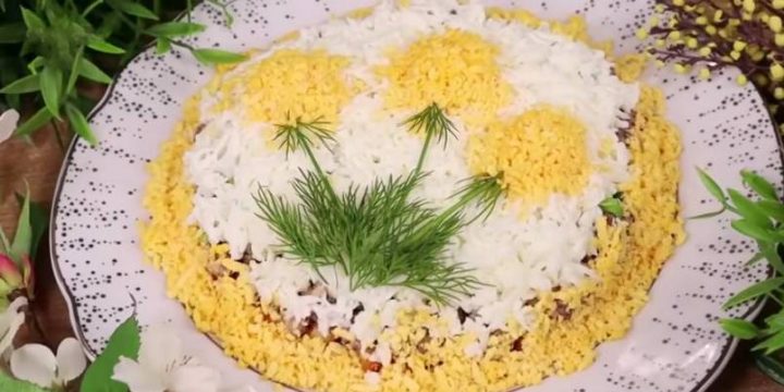 Салат “Кульбабка”