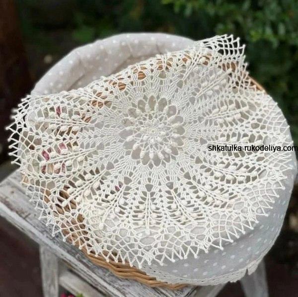 Схеми для в'язання серветок