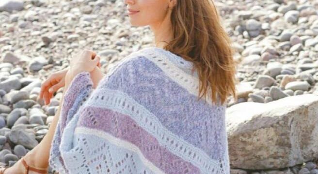 Візерунок для шалі спицями