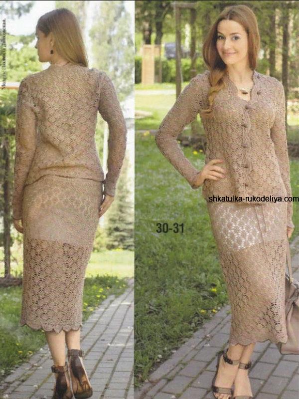 Костюм гачком для літа