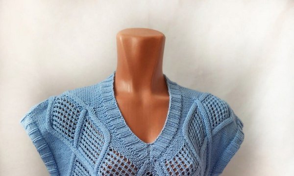 Схеми ажурної кофтини