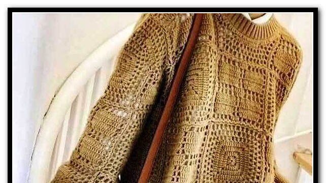 Светр гачком оверсайз