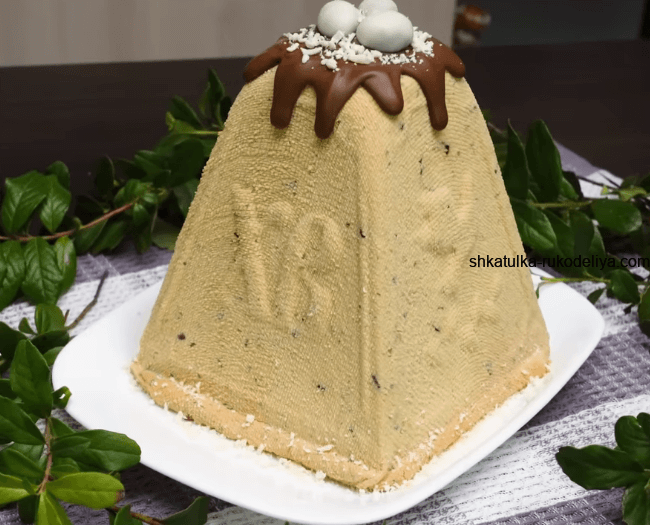 Рецепт сирной паски без випікання