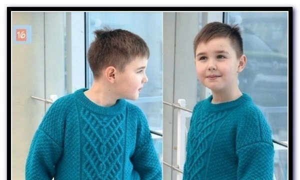 Дитячий светр спицями
