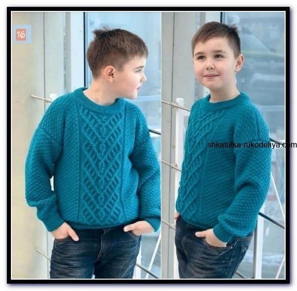 Дитячий светр спицями