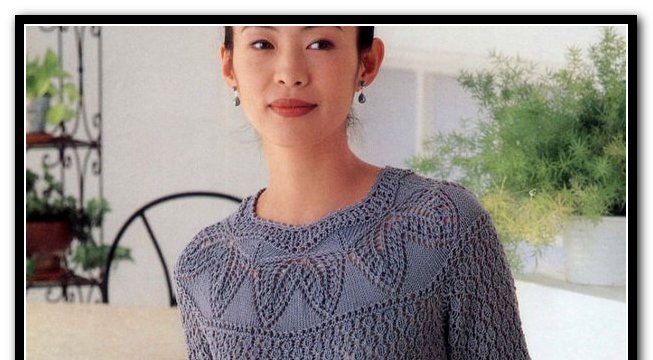 Джемпер спицями для жінок