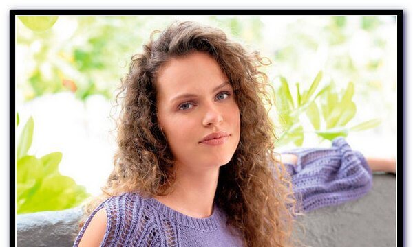 Візерунковий пуловер спицями