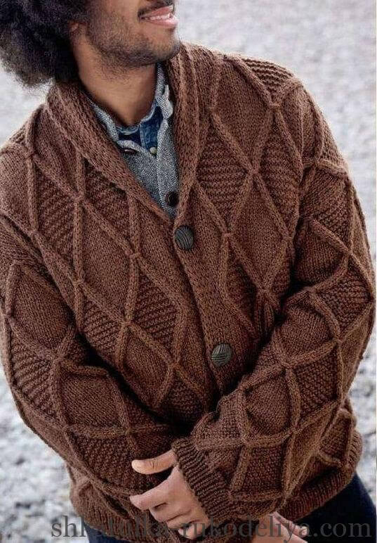 В'язані чоловічі кардигани