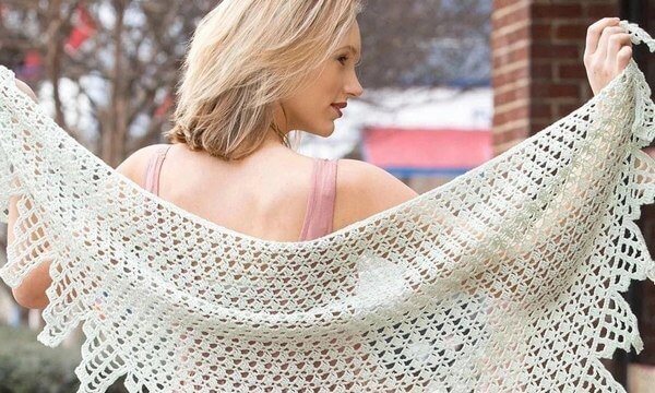 Ажурні візерунки для шалі