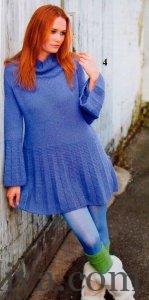 Оригінальні в'язані сукні спицями