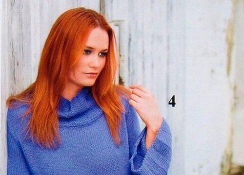 Оригінальні в'язані сукні спицями