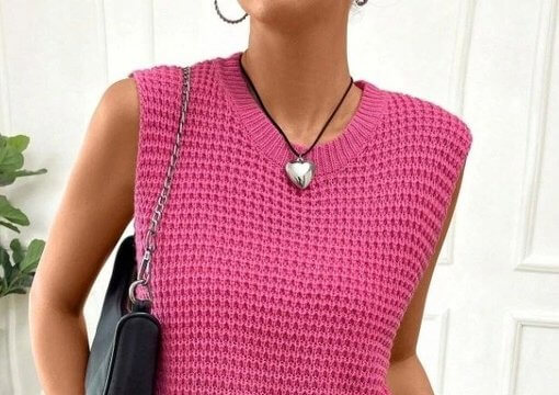 Літній топ спицями для початківців