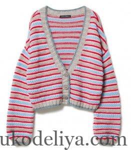 Жакети спицями нові моделі