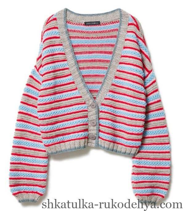 Жакети спицями нові моделі