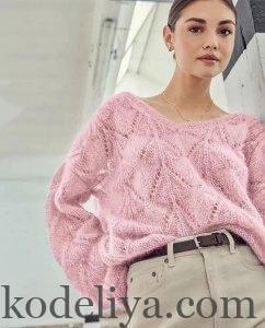 Светр спицями для жінок