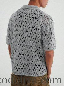 Чоловічі літні футболки спицями