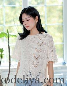 Оригінальні пуловери спицями схеми