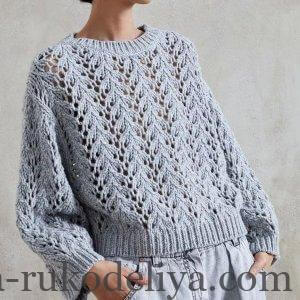 В'язані жіночі светри спицями