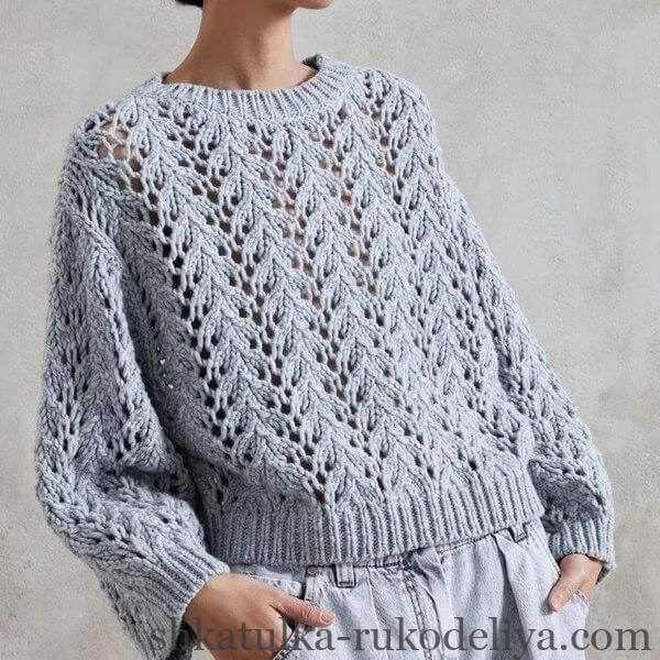 В'язані жіночі светри спицями