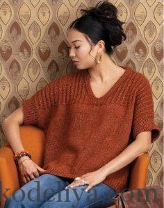 Простий в'язаний топ