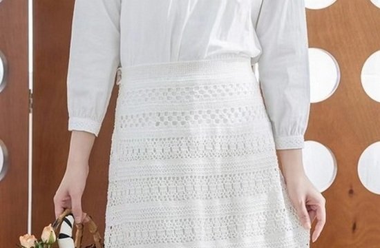 Розкльошена спідниця гачком