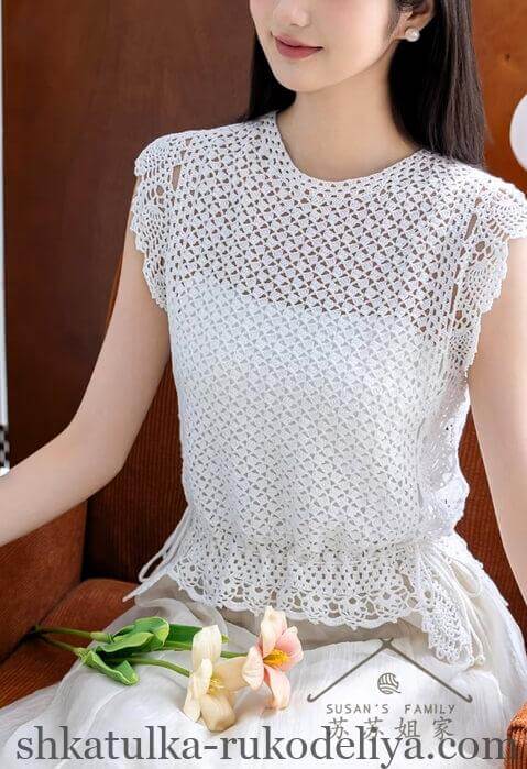 Літній топ гачком для початківців