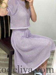 В'язані комплекти спідниці топи