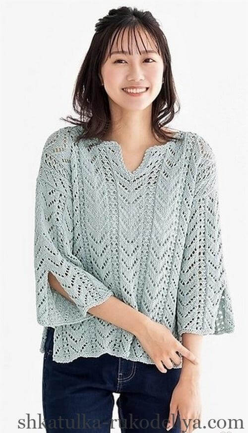 Оригінальні пуловери спицями