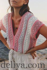 Схеми в'язання топів гачком