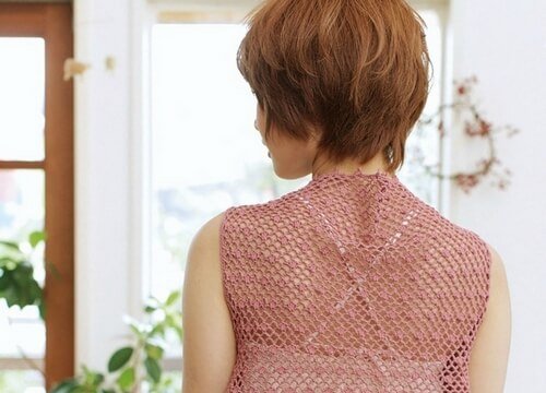 Жилет гачком зі схемами